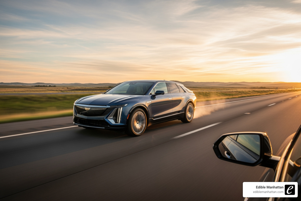 do the driving modes in cadillac lyriq offer different ranges or battery usages?