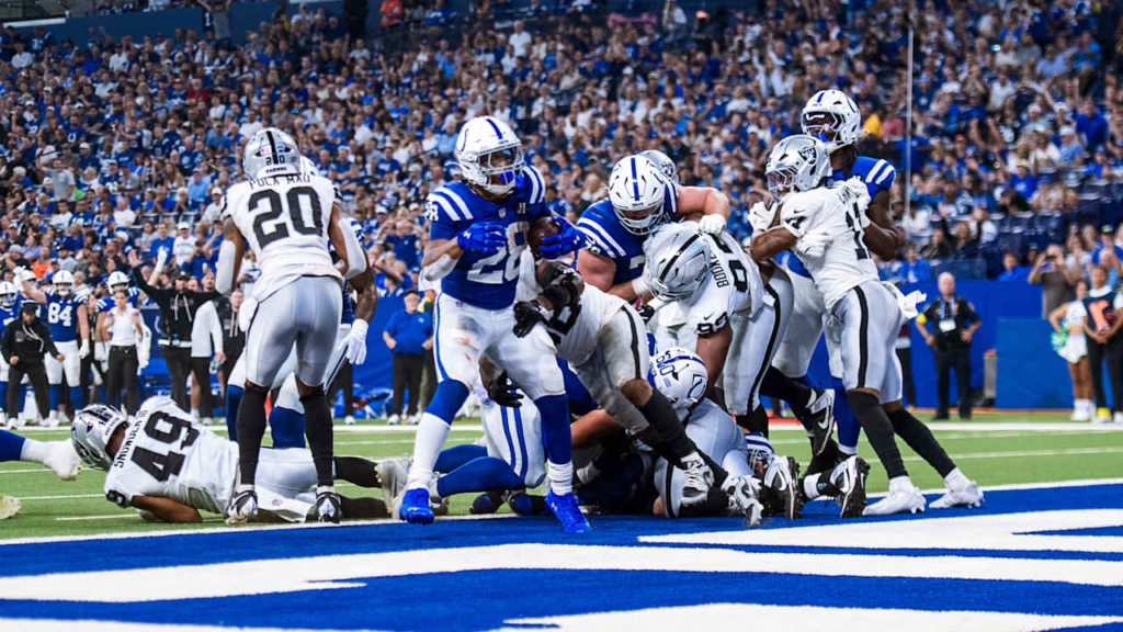 Las Vegas Raiders vs Colts Match Player Stats