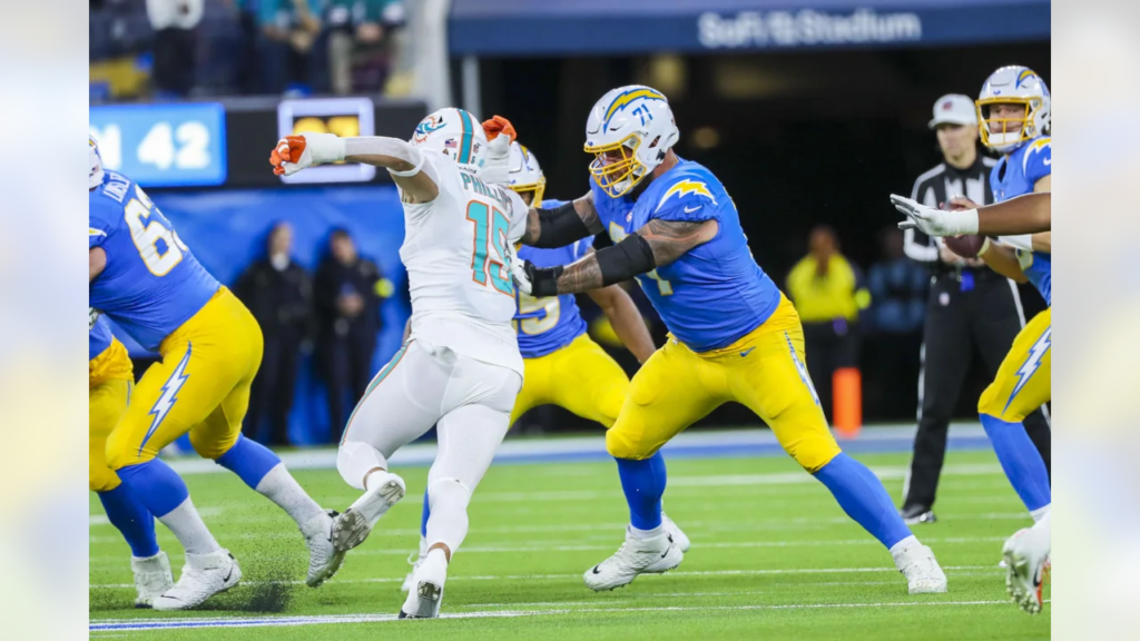 Chargers vs Miami Dolphins Match Player Stats